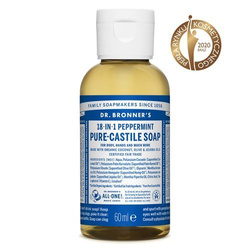 Mydło kastylijskie w płynie 18w1 Dr. Bronner's miętowe 60 ml.