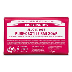 Mydło w kostce Dr. Bronner's - różane 140g