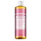 Mydło kastylijskie w płynie 18w1 Dr. Bronner's kwiat wiśni 475 ml.
