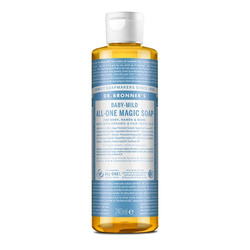 Mydło kastylijskie w płynie 18w1 Dr. Bronner's Baby Mild 240 ml.