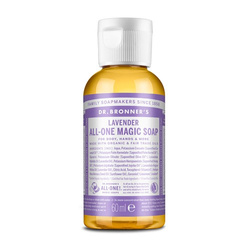 Mydło kastylijskie w płynie 18w1 Dr. Bronner's lawendowe 60 ml.