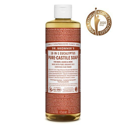 Mydło kastylijskie w płynie 18w1 Dr. Bronner's eukaliptusowe 475 ml.