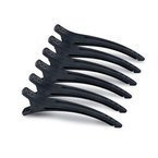 Klipsy silikonowe Colorproof 6 sztuk czarne