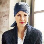 Chusta Basic Short szaro - niebieski