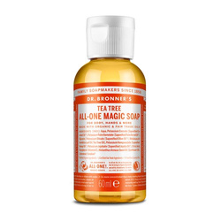 Mydło kastylijskie w płynie 18w1 Dr. Bronner's drzewo herbaciane 60 ml.