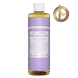 Mydło kastylijskie w płynie 18w1 Dr. Bronner's lawendowe 475 ml.