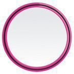 Lustro okrągłe Magic różowe