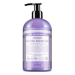 Mydło Organic Sugar Soap 4w1 Dr. Bronner's lawendowe 355 ml.