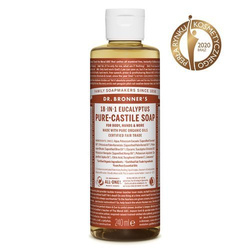 Mydło kastylijskie w płynie 18w1 Dr. Bronner's eukaliptusowe 240 ml.