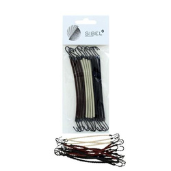 Gumki do włosów z haczykiem 12 sztuk mix kolorów