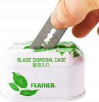Feather Metalowy Pojemnik na Zużyte Ostrza
