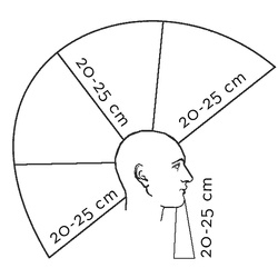 Główka treningowa męska MAX 25cm