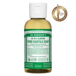 Mydło kastylijskie w płynie 18w1 Dr. Bronner's migdałowe 60 ml.