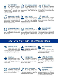 Mydło kastylijskie w płynie 18w1 Dr. Bronner's drzewo herbaciane 475 ml.