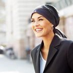 Chusta Basic Easy czarny w białe paski