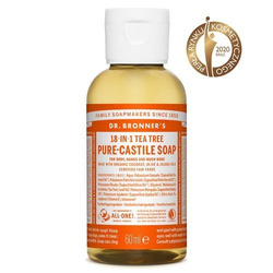Mydło kastylijskie w płynie 18w1 Dr. Bronner's drzewo herbaciane 60 ml.
