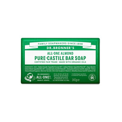 Mydło w kostce Dr. Bronner's - migdałowe 140g