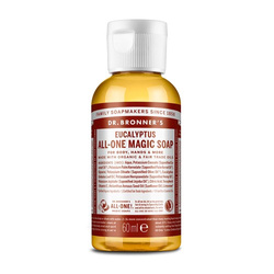 Mydło kastylijskie w płynie 18w1 Dr. Bronner's eukaliptusowe 60 ml.