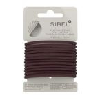 Gumki do włosów 12 sztuk brązowe