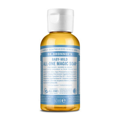 Mydło kastylijskie w płynie 18w1 Dr. Bronner's Baby Mild 60 ml.