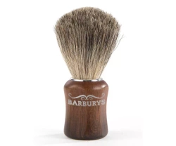 Pędzel do golenia z borsuka Barburys Walnut