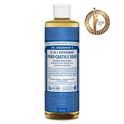 Mydło kastylijskie w płynie 18w1 Dr. Bronner's miętowe 475 ml.